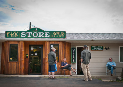 fly shop customers