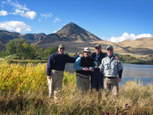 Anglers on the Missouri River